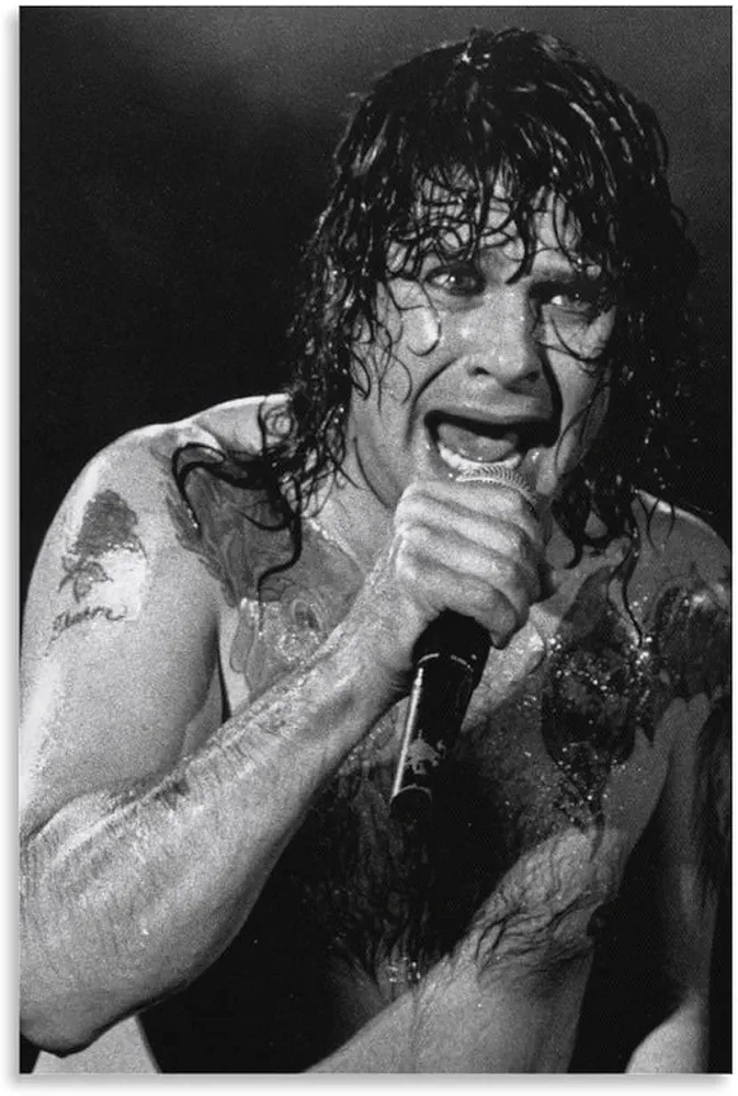 Ozzy Singer Osbourne Poster Canvas Wall Art Room Decor Picture For Bedroom 12x18inch(30x45cm)