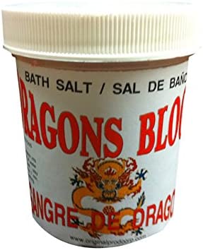 Original Botanica Dragon's Blood Bath Salt Spiritual Cleansing Bathing Ritual Negative Energy Protection Herbs Purification Healing Salts, 4oz Jar