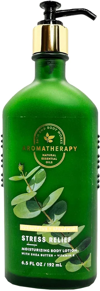 Bath & Body Works Aromatherapy Stress Relief - Eucalyptus-Spearmint Unisex Body Lotion 6.5 oz