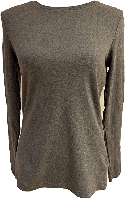 TALBOTS Cotton TEE TOP Tunic Shirt Long Sleeve Size S