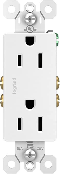 Legrand-Pass & Seymour 885WCC21 CC DECOR OUTLET 15A 125V 2P 3W WH CC DECOR OUTLET 15A 125V 2P 3W WH