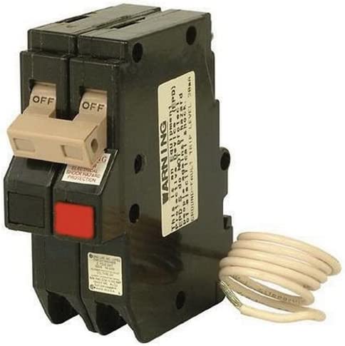 Eaton CH220GFT Plug-On Mount Type CH Ground Fault Circuit Breaker 2-Pole 20 Amp 120/240 Volt AC