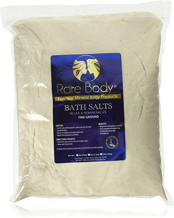 Celtic Sea Salt Natural Fine Ground Bath Salt, 5 Pound