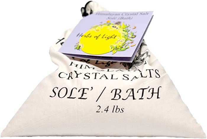 Himalayan Crystal Salts-Sole Bath Herbs of Light 2.4 lb Bag