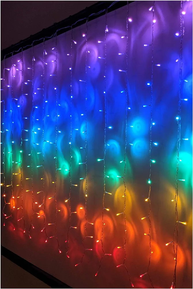 Something Unicorn - LED String Curtain Lights with Dimmer Switch for Teen Room, Girls Room, College Dorm, Nursery, Kids Room Décor. Perfect for Unicorn, Fairy & Rainbow Decoration. (Standard Version)