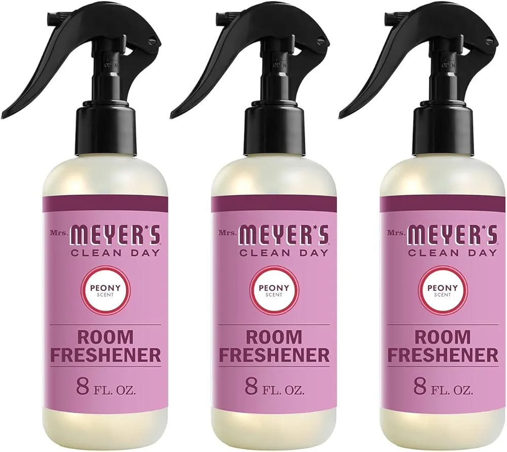 Mrs. Meyer's Clean Day Peony Room Freshener Non-Aerosol Spray- 8 fl. oz. (Pack - 3)