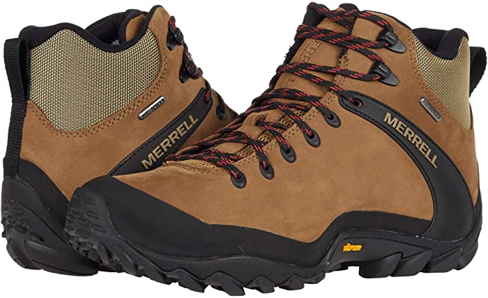 Merrell Men's Chameleon 8 Leather Mid Waterproof Hiking Boot