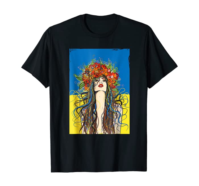 Ukraine Flag Fashionable Cool Ukrainian Village T-Shirt