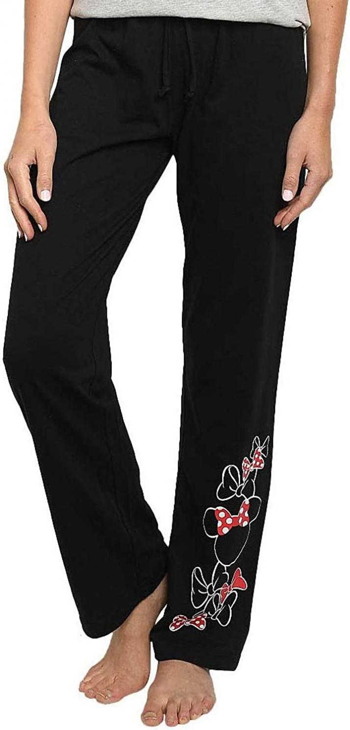 Disney Womens Lounge Pants Minnie Mouse Pajama Bottoms