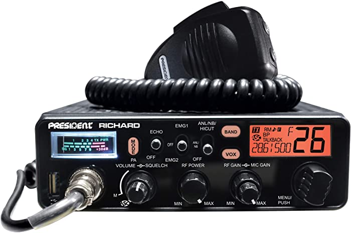 President Richard 10 Meter Ham Radio, 50W PEP