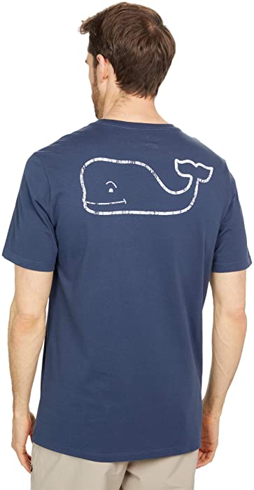 vineyard vines Men's Short Sleeve Vintage Whale Pocket T-Shirt