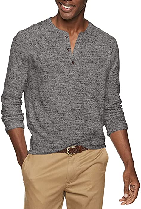 J.Crew Mercantile Men's Long-Sleeve Henley Shirt