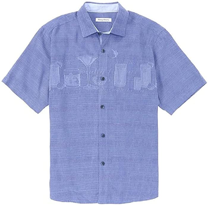 Tommy Bahama Line Em Up Silk Camp Shirt