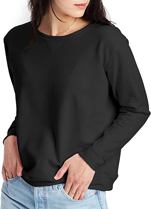 Hanes Women's EcoSmart Crewneck Sweatshirt