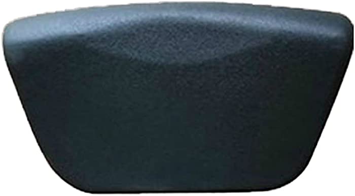 MKVRS Bathing Wooden Barrel Headrest,Waterproof Bathtub Independent Headrest with Suction Cups,Non-Slip Bathing Pillow&Neck (Color : Black)