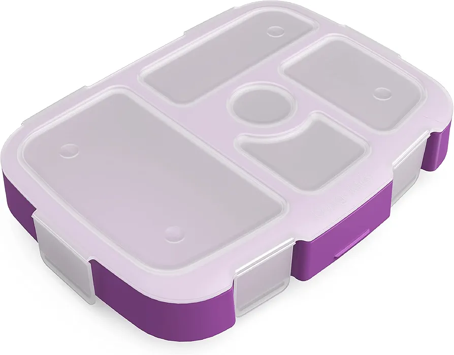 Bentgo Kids Tray with Transparent Cover (Purple)