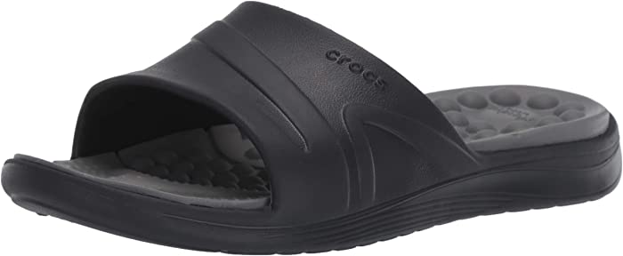 Crocs Men's and Women's Reviva Slide Sandals | Comfortable Slip On Sandals