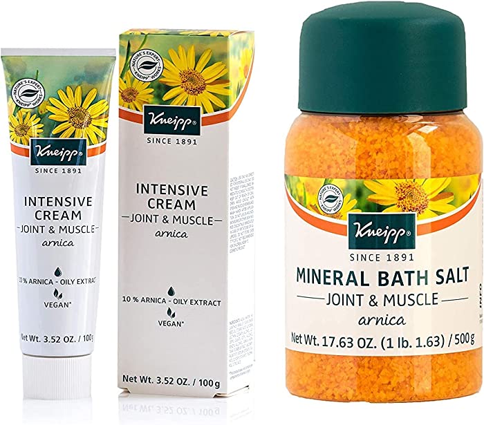 Kneipp Joint & Muscle Soothing Arnica Collection - Bath Salt Soak + Arnica Cream