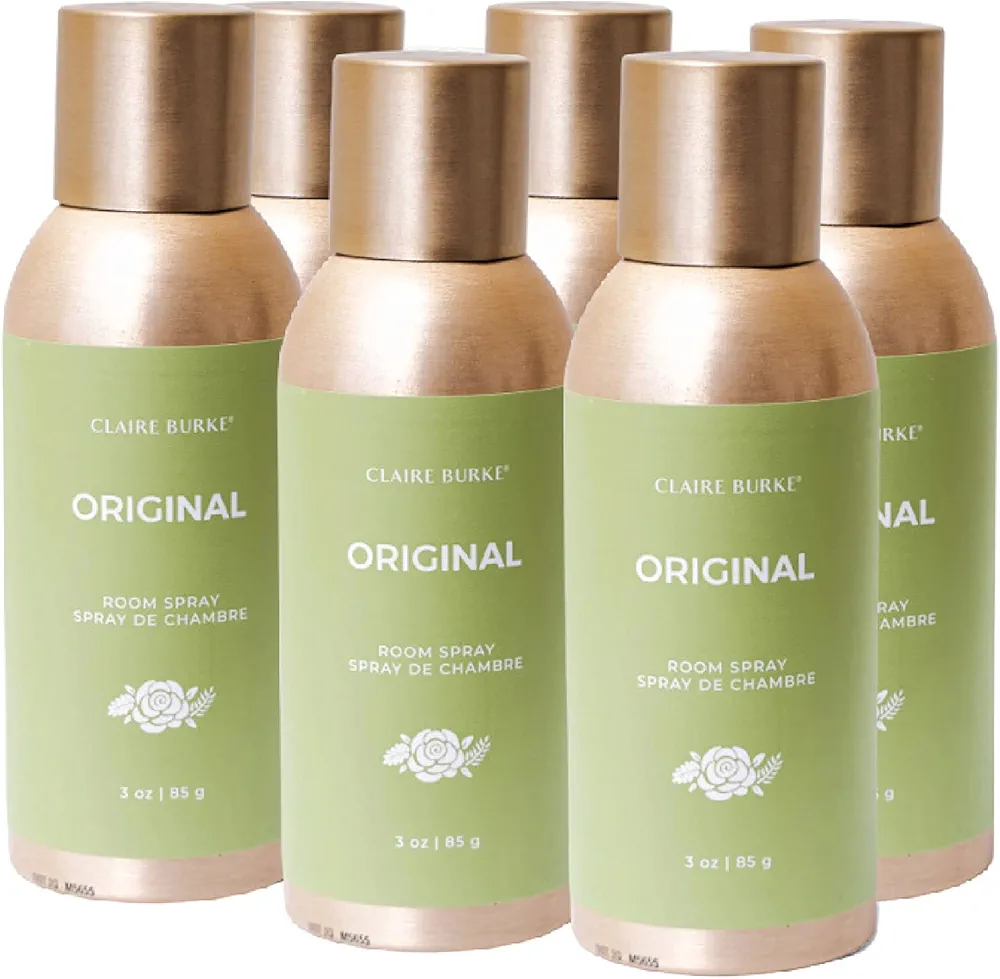 Claire Burke Original Room Spray, 3.0 oz (Pack of 6)