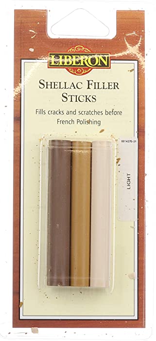 Liberon Shellac Filler Sticks Set of 3 (Light)