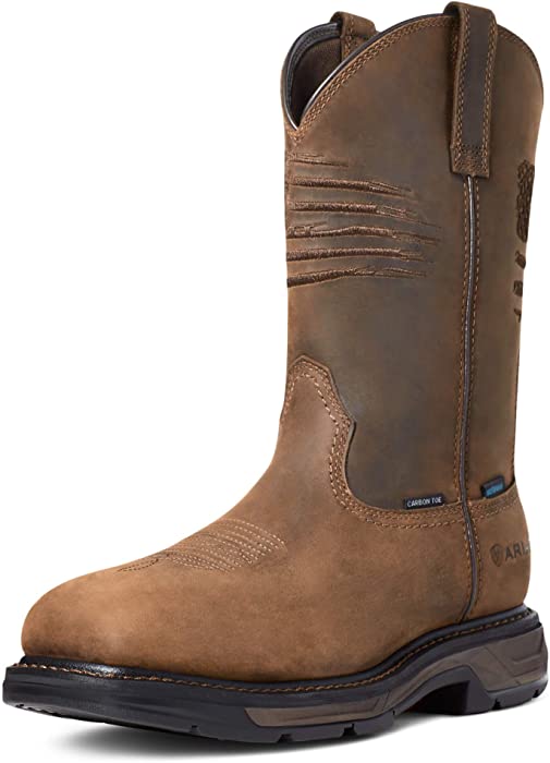 ARIAT Workhog XT Patriot Waterproof Carbon Toe Work Boot