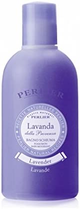 Perlier Lavender Foam Bath Natural & Calming Aromatherapy Bubble Bath for Women & Men, Rich Foaming Formula Provides Deep Moisturization, Hydration for All Skin Types, (16.9 Fl Oz.)