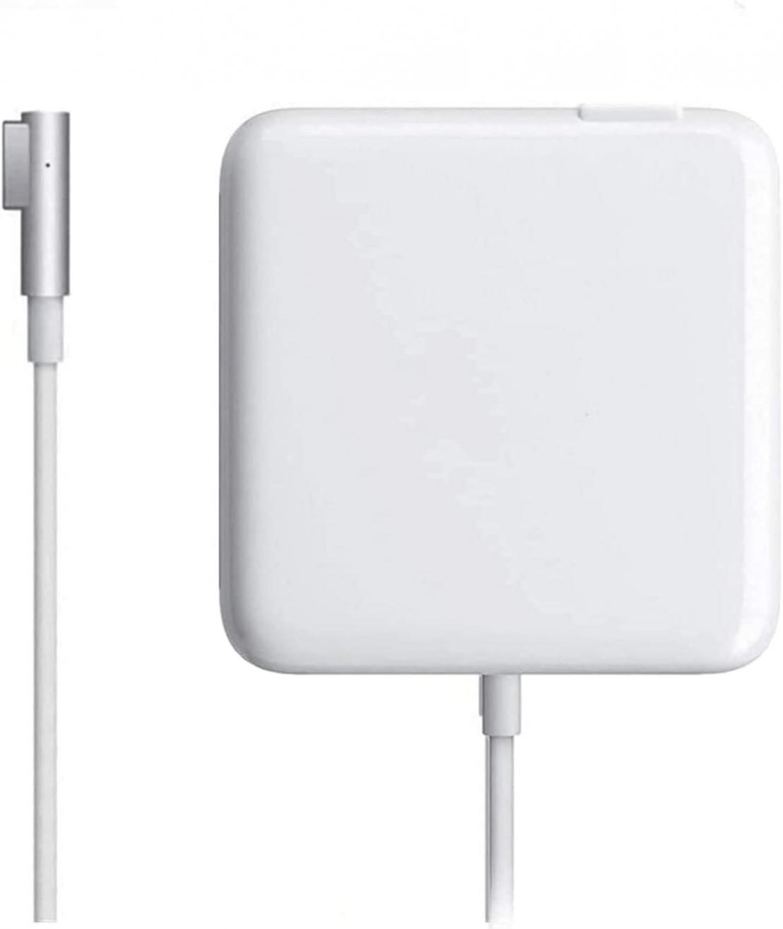 Replacement 85w Magnetic L-Tip MacBook Pro Charger for MacBook Pro 17/15/13 inch (Before Mid 2012 Models)(White 85L)