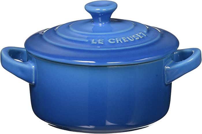 Le Creuset Stoneware Mini Round Cocotte, 8 oz., Marseille