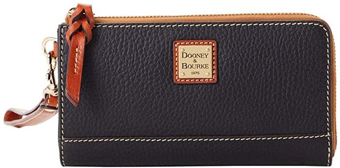 Dooney & Bourke Pebble Folded Zip Wristlet Black