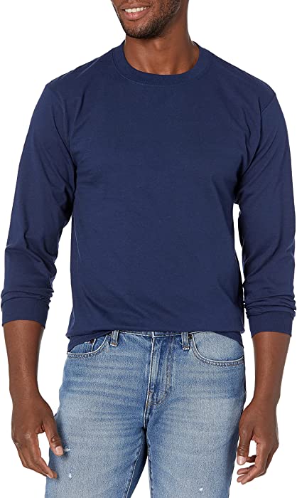 Hanes Men's Beefy Long Sleeve Shirt