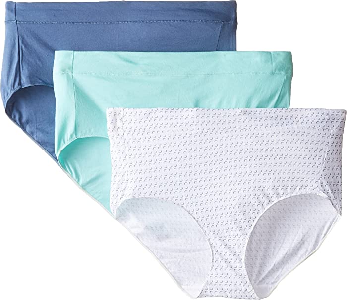 Hanes Women's Constant Comfort X-Temp Modern Brief Panty (Pack of 3)