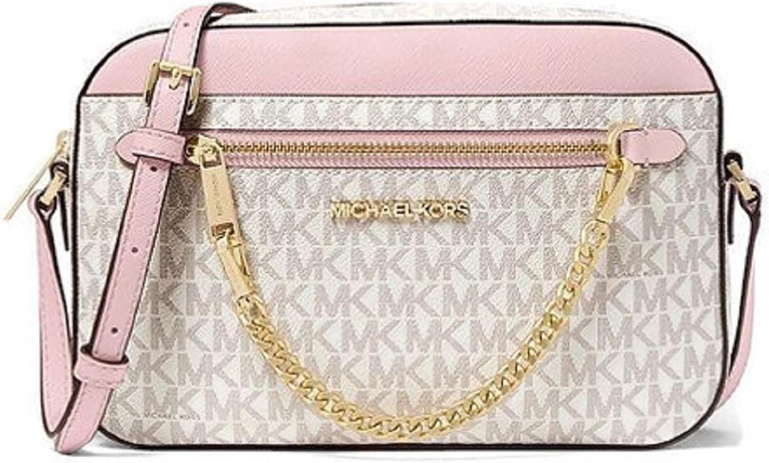 Michael Kors Jet Set Saffiano Leather Crossbody Bag