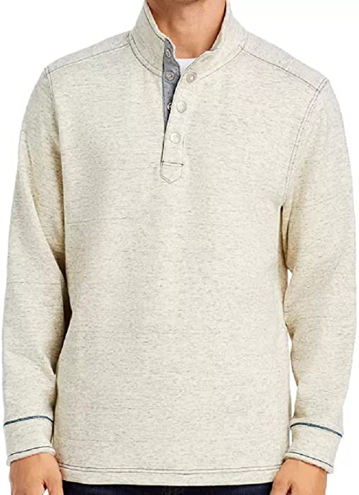 Tommy Bahama Summit Snap Mock Neck Pullover