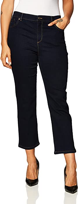 Gloria Vanderbilt womens Amanda Classic High Rise Tapered Jean