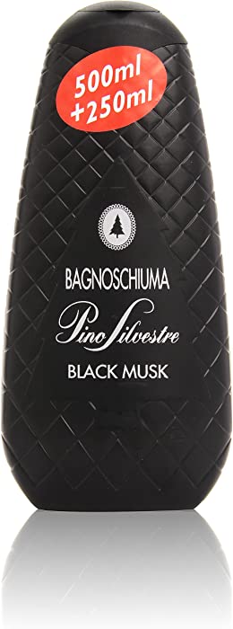 Pino Silvestre:"Black Musk" Bubble Bath * 750 Ml - 25.3us Fl Oz * [ Italian Import ]