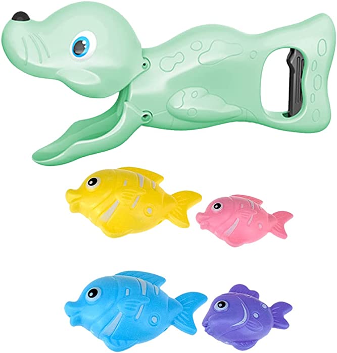 TOYANDONA Baby Bath Toys Sea Lion Baby Bath Time Toy Bathtub Toy Sea Lion Bath Toy Game Simulated Shower Toys for Kids Toddlers (Sea Lion)