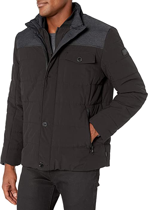 TUMI Men's Mixed Media Jacket