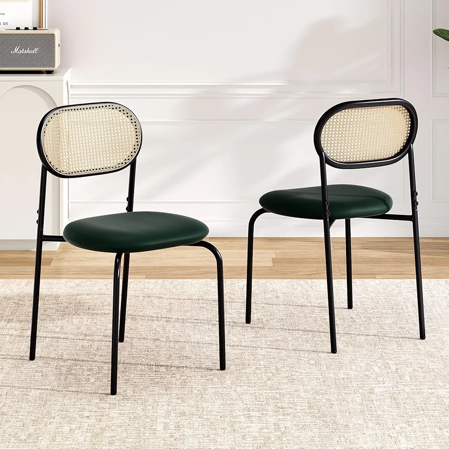 Farini dining chairs set of 2,Green