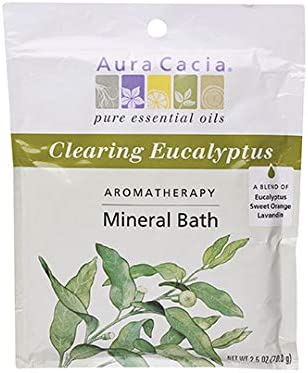 Aura Cacia, Mineral Bath Eucalyptus, 2.5 Ounce