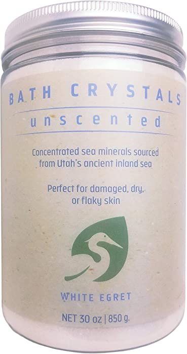 Bath Crystals Fine White Egret INC 30 oz Salt