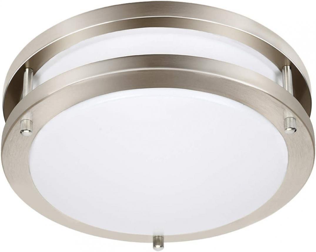 Drosbey 36W LED Ceiling Light Fixture, 13in Flush Mount Light Fixture, Ceiling Lamp for Bedroom, Kitchen, Bathroom, Hallway, Stairwell, Super Bright 3200 Lumens, 5000K Daylight White