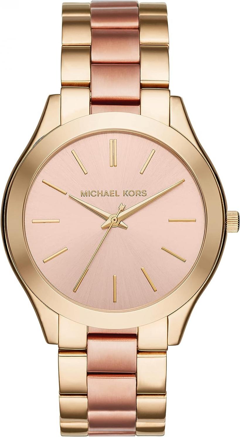 Michael Kors Women's Slim Runway Three-Hand Stainless Steel Quartz Watch