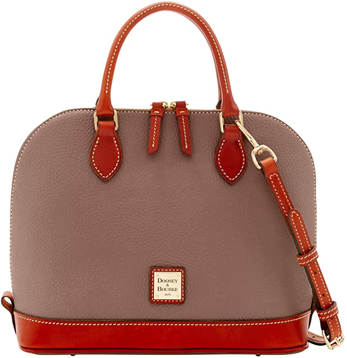 Dooney & Bourke Pebble Grain Zip Zip Satchel