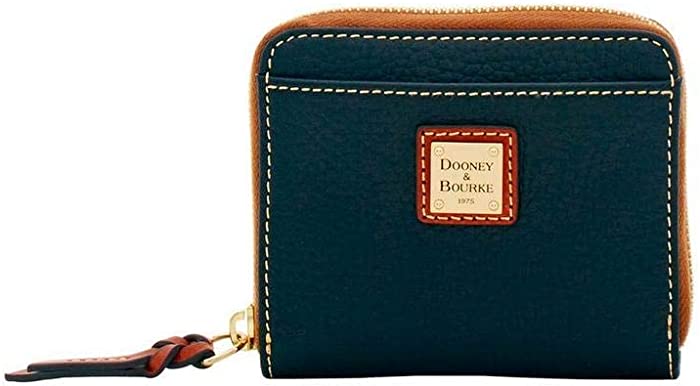 Dooney & Bourke Small Pebble Zip Around Wallet Black