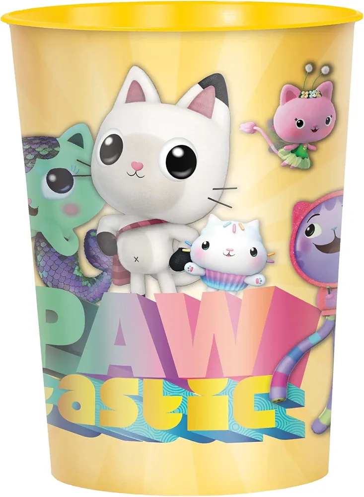 amscan Gabby's Dollhouse Plastic Party Favor Cup - 16 oz. | Multi-color | 1 Pc.