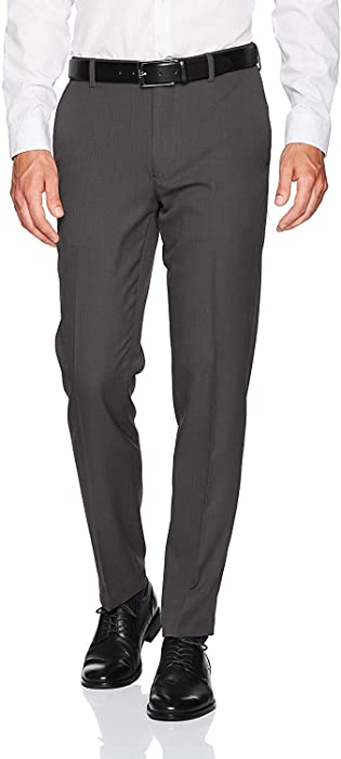 Van Heusen Men's Slim Fit Stretch Flat Front Traveler Pant