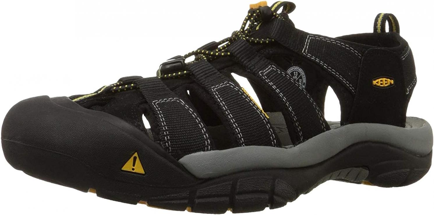 KEEN Men's Newport H2 Closed Toe Water Sandals, Black, 11.5 US