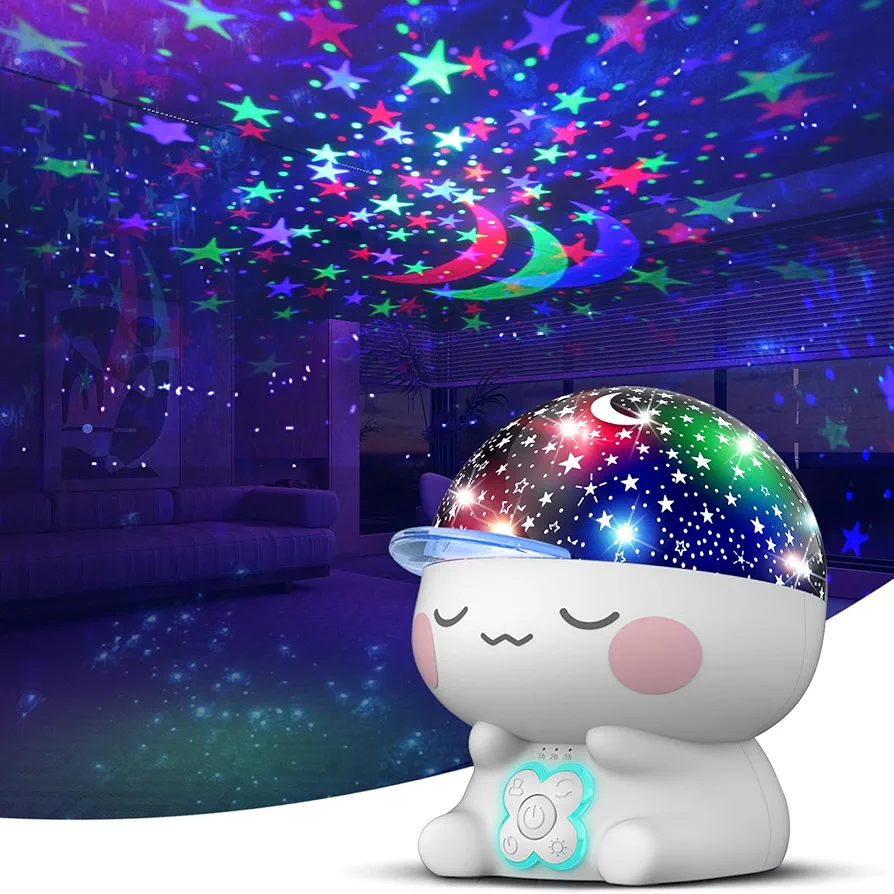 Star Night Light Projector for Kids,Star Projection Kids Toys for 1-12 Year Old Girls Boys,Gifts for Baby Kids Toddler Teens,Christmas Holiday Birthday Party Decorations for Girls Room Bedroom