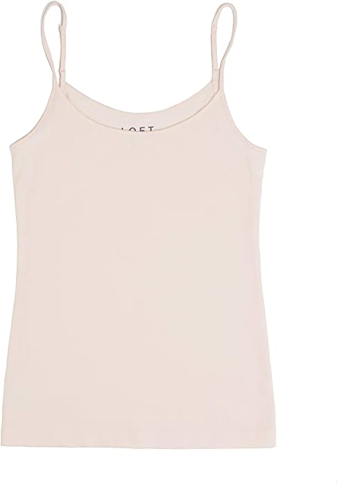 Ann Taylor LOFT Women's Cotton Stretch Clean Cami