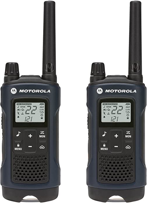 MOTOROLA SOLUTIONS Talkabout T460 Rechargeable Two-Way Radio Pair (Dark Blue)